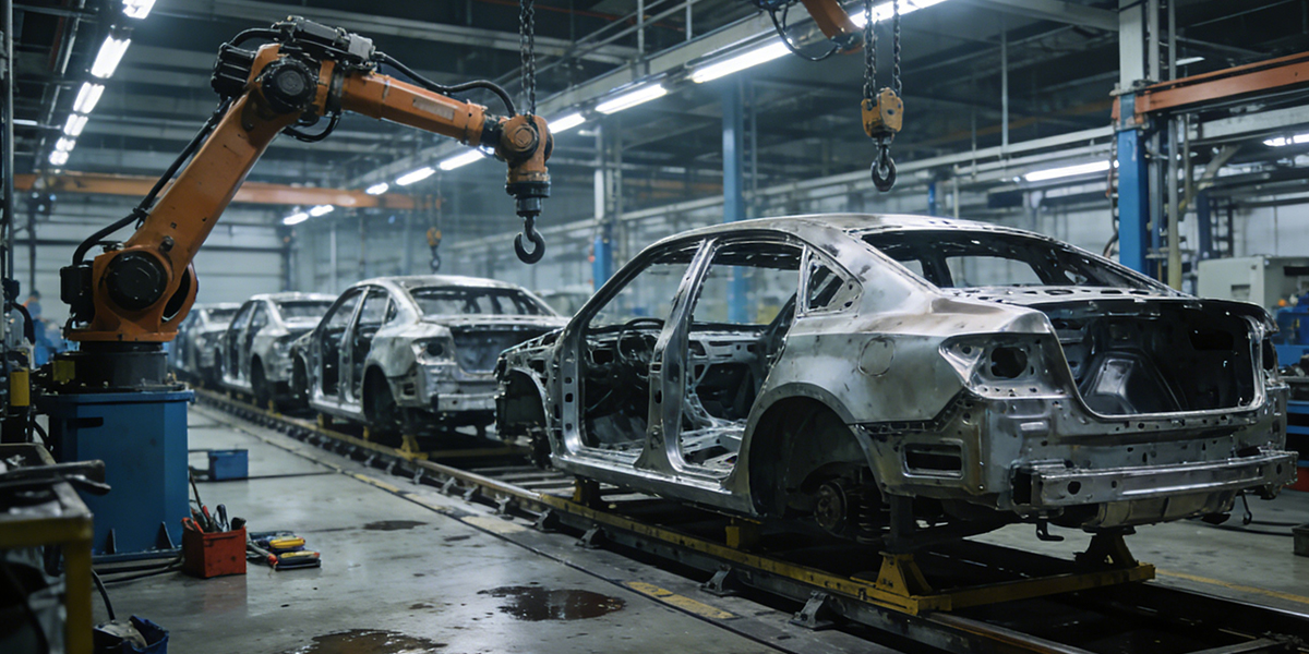 汽車制造車間清潔