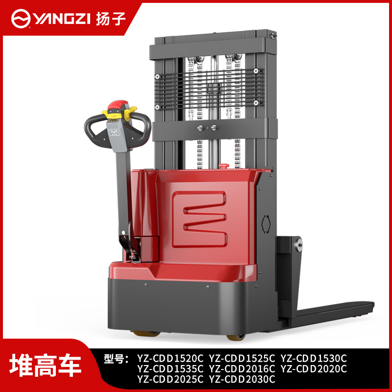 揚子電動叉車堆高車液壓升降裝卸車托盤搬運車CDD-C