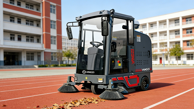 吉林省金譽(yù)地產(chǎn)引入揚(yáng)子鋰電掃地機(jī)，3萬(wàn)平車庫(kù)清潔全面升級(jí)