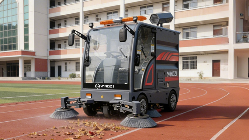 山東萬邦石油引入揚子鋰電掃地機，廠區(qū)清潔全面升級
