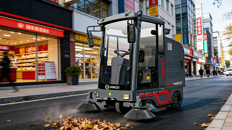 南京埃斯頓引入揚子鋰電掃地機，開啟廠區(qū)綠色清潔新篇章
