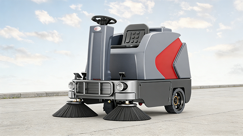 高效潔凈，一步到位：中節(jié)能（西安）采購揚子YZ-S6駕駛式掃地機