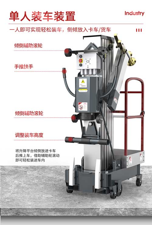 揚(yáng)子單柱移動(dòng)式升降機(jī)(圖13) 揚(yáng)子升降平臺(tái)